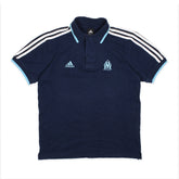 Adidas Marseille Vintage Polo Shirt in Marineblau Größe S